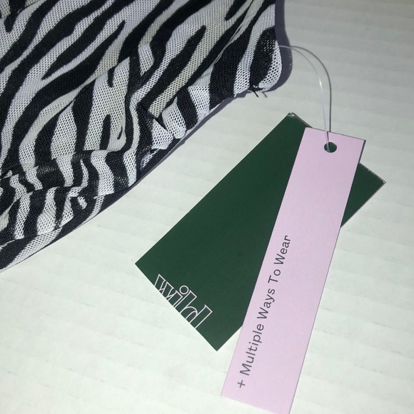 Wild Fable Zebra Print Fitted Dress nwt - Picture 15 of 16